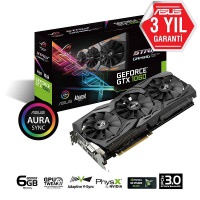 Asus Strix GTX1060 6GB 192Bit GDDR5 Ekran Kartı (GTX1060-A6G-GAMING) - 1